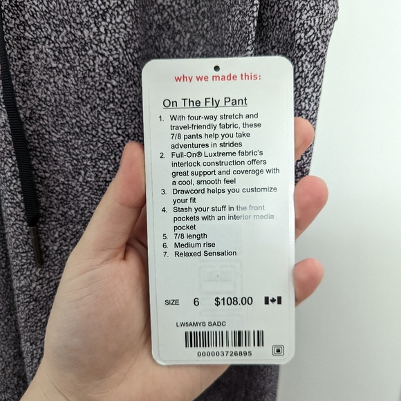 Lululemon On The Fly Pant - Picture 8 of 8
